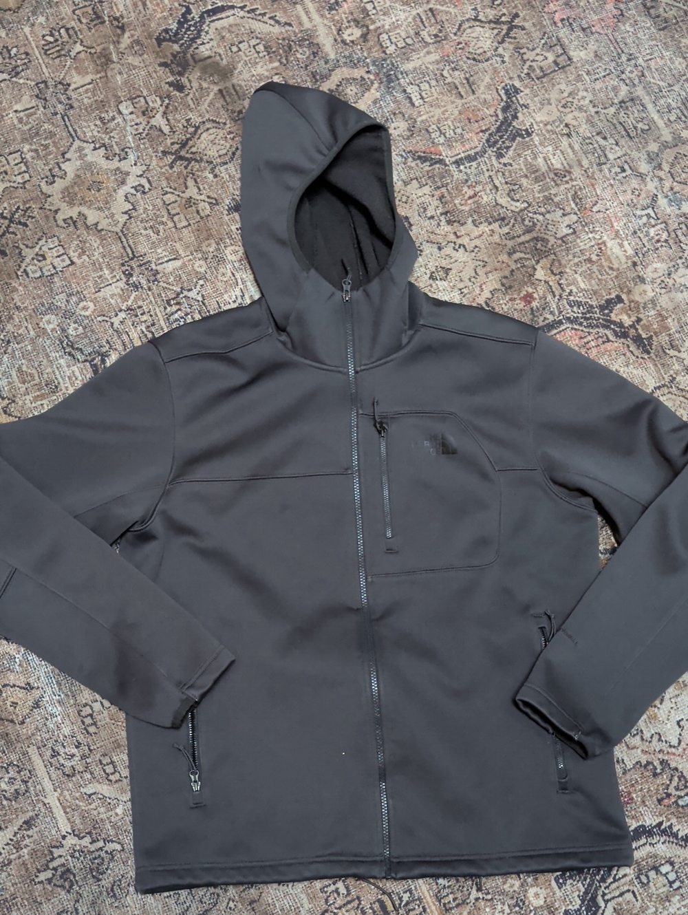 The North Face Men's Black Hooded Softshell Jacket